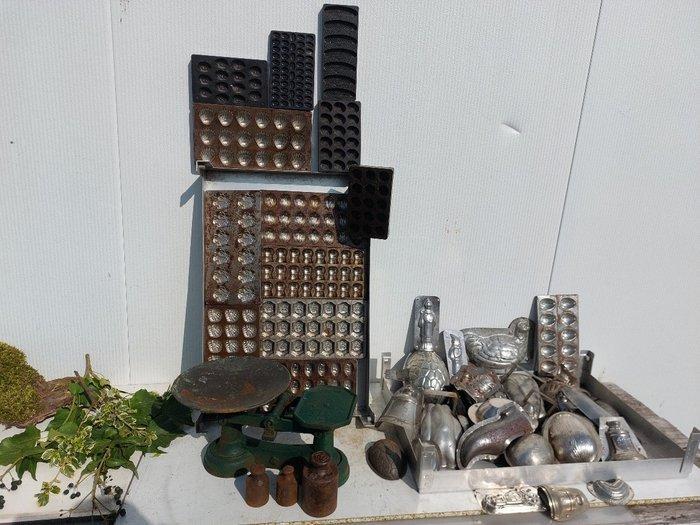 Mal - oud chocolade items, Antiquités & Art, Curiosités & Brocante