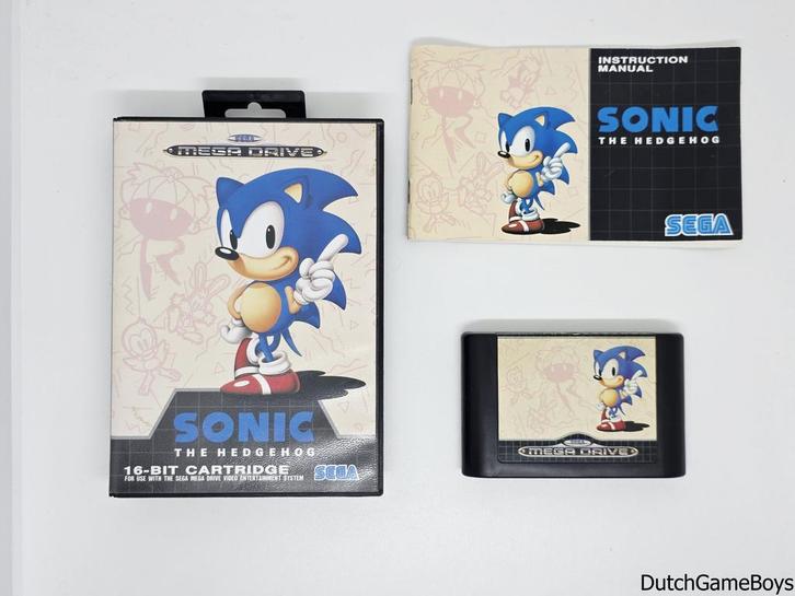 Sega Megadrive - Sonic The Hedgehog, Games en Spelcomputers, Games | Sega, Gebruikt, Verzenden