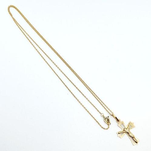 Ketting met hanger - 14 karaat Geel goud, Handtassen en Accessoires, Antieke sieraden