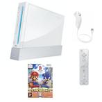 Nintendo Wii Wit + Controller (Mario & Sonic Bundel), Games en Spelcomputers, Spelcomputers | Nintendo Wii, Ophalen of Verzenden