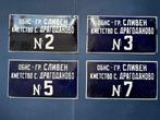 Lot of Enamel Signs - Emaille bord (4) - Metaal