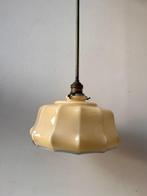 Plafondlamp - Glas, Messing, Porselein, Metaal, Antiek en Kunst