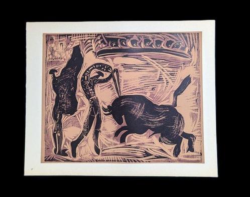 Pablo Picasso (1881-1973) - Tauromachia - Linocut 1963, Antiek en Kunst, Antiek | Overige Antiek