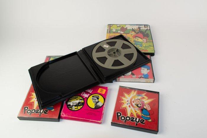 Collectie van 8 Super 8films – Tom & Jerry, Popeye, UFO,, Collections, Appareils photo & Matériel cinématographique