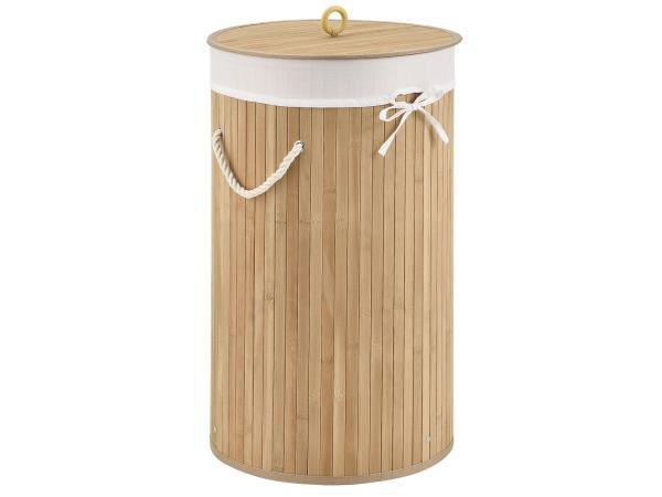 Veiling - Bamboe Wasmand Curly - 55 Liter - Natuurkleur, Huis en Inrichting, Overige Huis en Inrichting