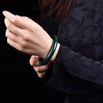 Natuurlijke Malachiet Bangle - Zorgvuldig gesneden en