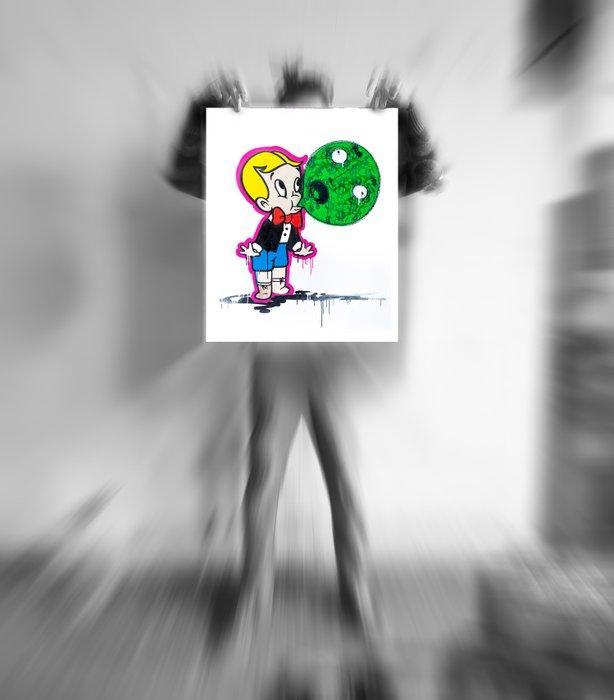 Utopia - Richie Rich with bubble-, Antiek en Kunst, Kunst | Designobjecten