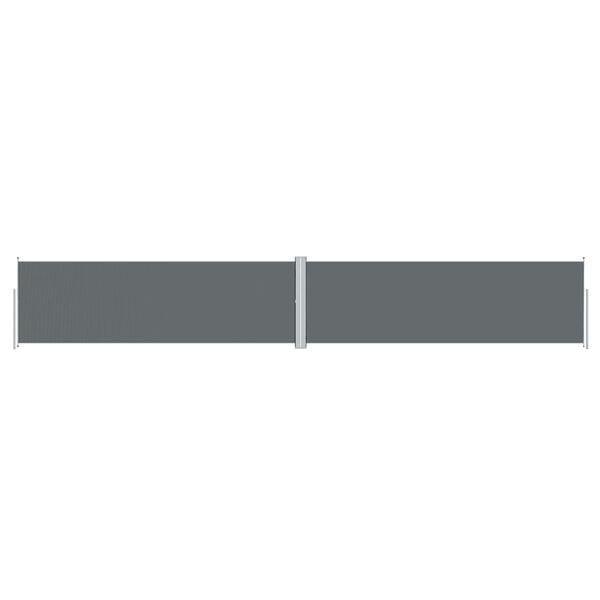 Zijluifel Antraciet 160x1000cm | Retour Deal | Tuin & Terras, Tuin en Terras, Zonneschermen, 450 cm of meer, Nieuw, Screen, 150 tot 300 cm
