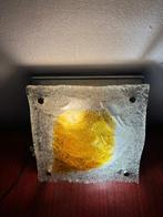 Wandlamp - Glas, Metaal - Wand- of plafondlamp, met een