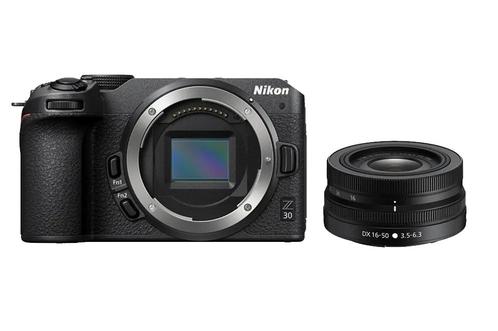 Nikon Z30 + 16-50mm 3.5-6.3 DX VR nr. 9768 (Nikon bodys), Audio, Tv en Foto, Fotocamera's Digitaal, Zo goed als nieuw, Nikon, 8 keer of meer