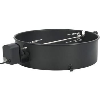 vidaXL BBQ rotisserie ring 57 cm zwart, Electroménager, Verzenden