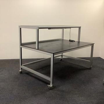 adiform CED Aluminium werktafel met opbouw, (hxbxd) beschikbaar voor biedingen
