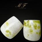 Prachtig glas voor sterke drank in Jade lemon Kom - Hoogte: