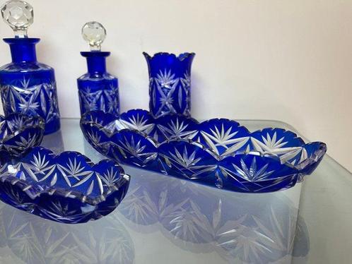 Art Deco Toiletset (6) - baccarat, Antiek en Kunst, Antiek | Glaswerk en Kristal