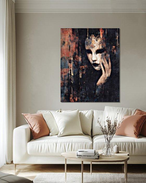 Wysocky John - Girl in Black - XL, Antiek en Kunst, Kunst | Designobjecten