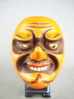 Mask - Poterie, Masque de Tengu porte-bonheur, Antiquités & Art