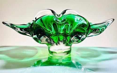 Chribska, Iconic Handblown Bowl - Josef Hospodka - Kom -, Antiquités & Art, Antiquités | Verre & Cristal