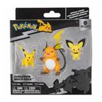Jazwares Pokémon Select Figure 3-Pack-Pichu / Pikachu /, Verzamelen, Ophalen of Verzenden, Nieuw