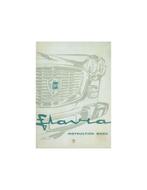 1961 LANCIA FLAVIA BERLINA INSTRUCTIEBOEKJE ENGELS