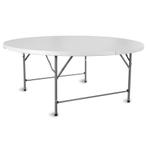 Inklapbare Tafel | EVENT | Wit/Grijs | Ø1830x740(h)mm Luxus, Verzenden, Nieuw in verpakking