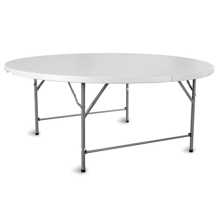 Inklapbare Tafel | EVENT | Wit/Grijs | Ø1830x740(h)mm Luxus, Zakelijke goederen, Horeca | Keukenapparatuur, Nieuw in verpakking
