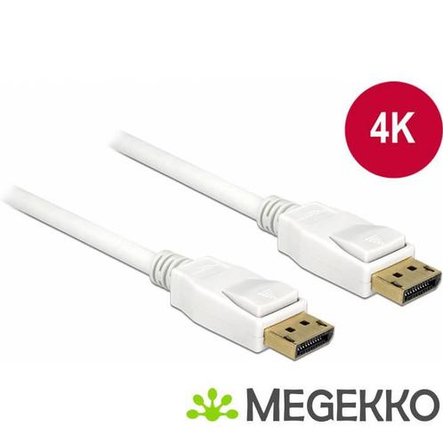 DeLOCK 84876 DisplayPort kabel 1m male/male wit, Informatique & Logiciels, Ordinateurs & Logiciels Autre, Envoi
