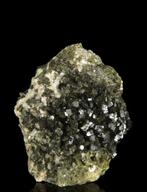 Epidote Cristaux sur matrice - Hauteur : 75 mm - Largeur :