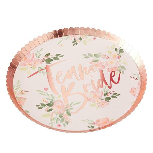 Borden Team Bride 24cm 8st, Hobby en Vrije tijd, Feestartikelen, Nieuw, Verzenden