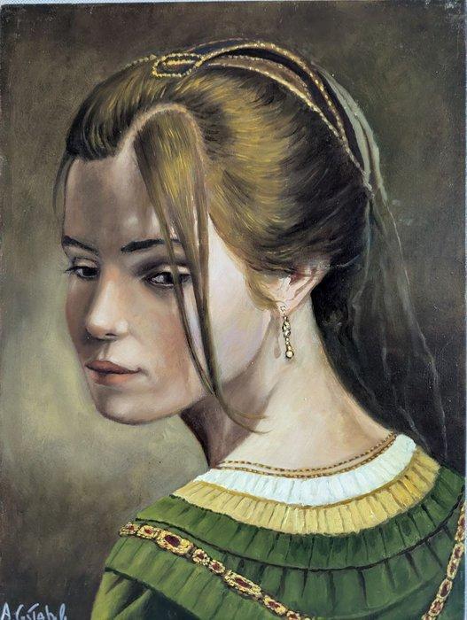 Antonio Costabile (1966) - Riflessione, Antiek en Kunst, Kunst | Schilderijen | Klassiek