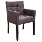 Stoel | DEX | Microvezel/Hout | Brown | Wengé Poten |, Verzenden