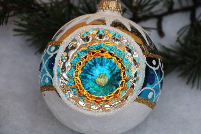 Krebs: Reflex kerstballen, 9 stuks, handgemaakt -, Diversen, Kerst