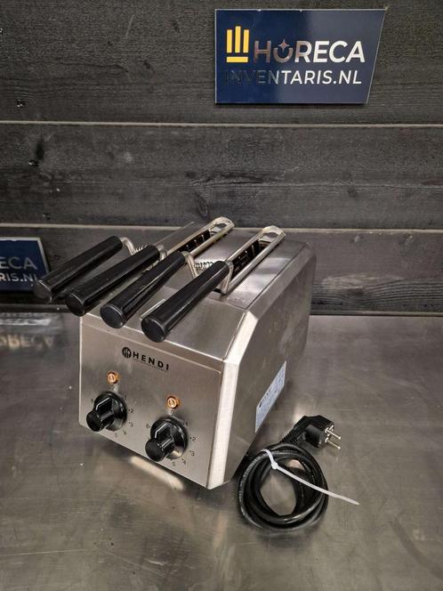 Toaster | tosti apparaat | Hendi | 2-tangs | RVS | 230V, Zakelijke goederen, Horeca | Keukenapparatuur, Gebruikt, Fornuis, Frituur en Grillen