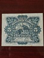 Congo belge. - 5 francs 1943 - Pick 13Ab (Sans prix de