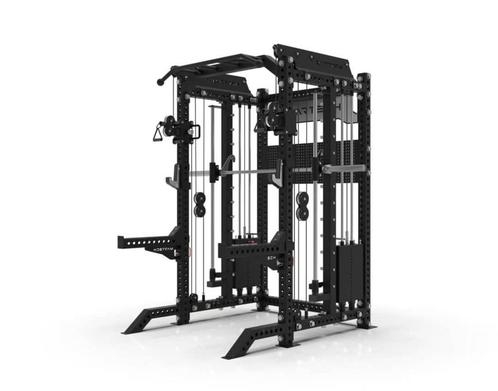 Martech M8 3IN1 rack - Smith machine - 2 x 90KG met 1:1, Sport en Fitness, Fitnessapparatuur, Nieuw, Armen, Benen, Borst, Buik