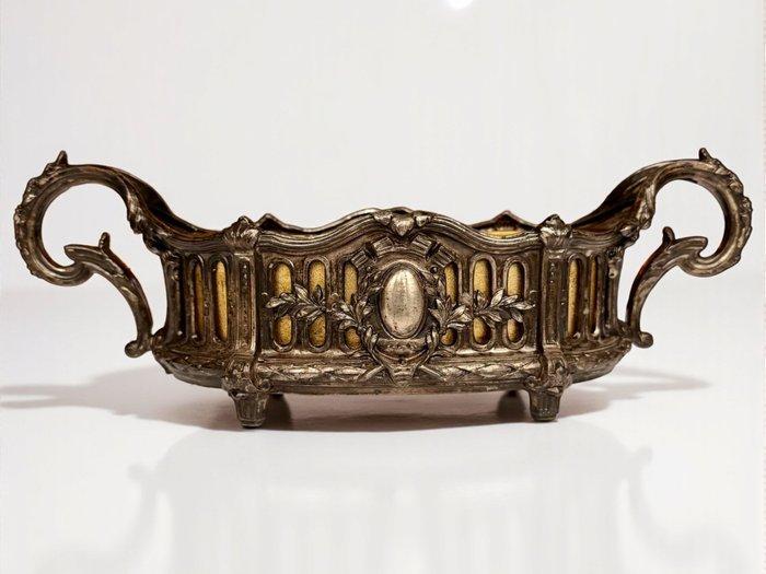 Belle Époque planter - 1910 - W31cm - Jardinière - Messing,, Antiek en Kunst, Kunst | Designobjecten