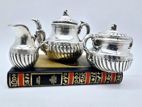 Edmond Tetard, Paris (1882-1920) - Koffie- en theeservies, Antiek en Kunst, Antiek | Zilver en Goud