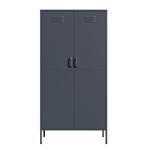 Lendo Online Armoire Vestiaire 90x50x180 cm Métal Anthracite, Maison & Meubles, Armoires | Casiers