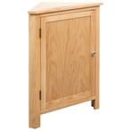 vidaXL Hoekkast 59x45x80 cm massief eikenhout, Huis en Inrichting, Verzenden, Nieuw