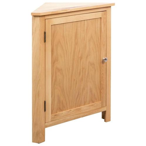 vidaXL Hoekkast 59x45x80 cm massief eikenhout, Huis en Inrichting, Kasten | Overige, Nieuw, Verzenden