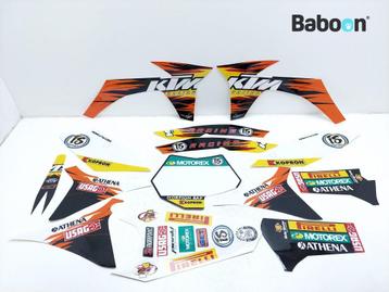 Sticker KTM 125 SX 2011 Factory Graphics Kit (77208190600) beschikbaar voor biedingen