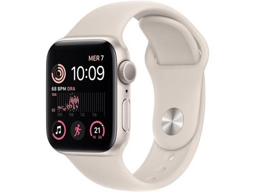 Apple Watch SE (2022), 40mm, GPS Wit (Beige), Huis en Inrichting, Woonaccessoires | Overige, Nieuw, Verzenden