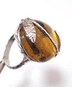 Zonder Minimumprijs - Ring Zilver Barnsteen - Barnsteen, Nieuw