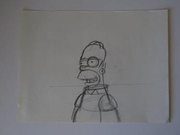 Matt Groening - 1 Original drawing - The Simpsons - The beschikbaar voor biedingen