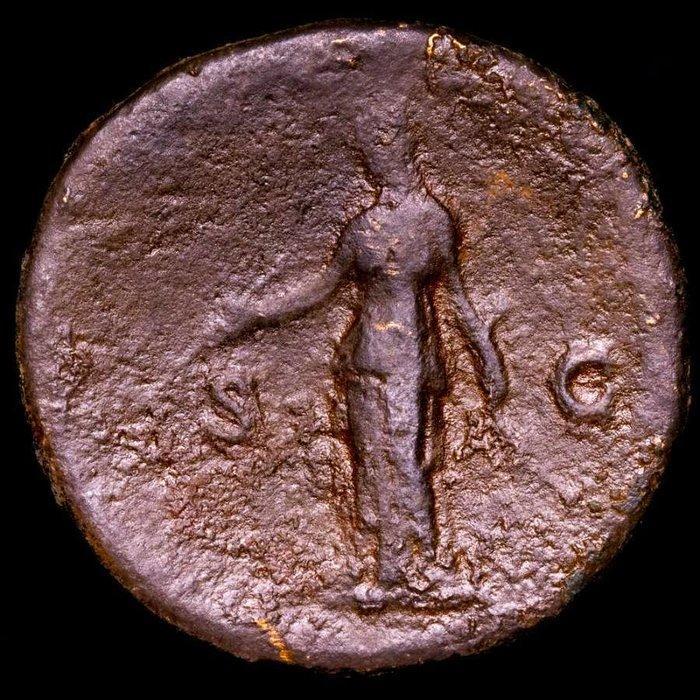 Romeinse Rijk. Hadrianus (117-138 n.Chr.). Sestertius Minted, Postzegels en Munten, Munten | Europa | Niet-Euromunten