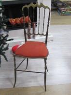 Chaise - Laiton moulé, Velours - Une chaise Chiavari en