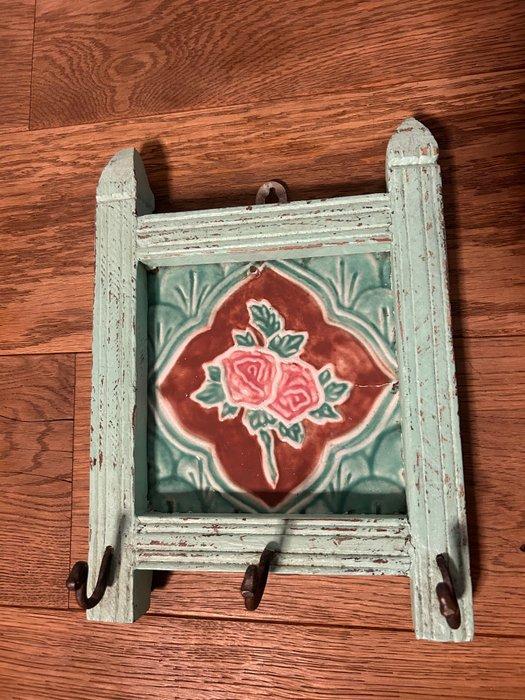 Jugendstil Tegel (2) - Vintage - Art Nouveau - 1920-1930 -, Antiek en Kunst, Kunst | Designobjecten