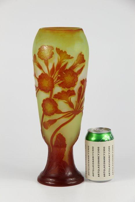 Emile Gallé - Vaas - Glas, Antiek en Kunst, Antiek | Glaswerk en Kristal