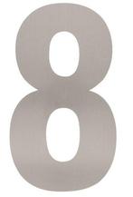 Intersteel Huiscijfer 8 300 mm rvs geborsteld, Huis en Inrichting, Ophalen of Verzenden, Nieuw