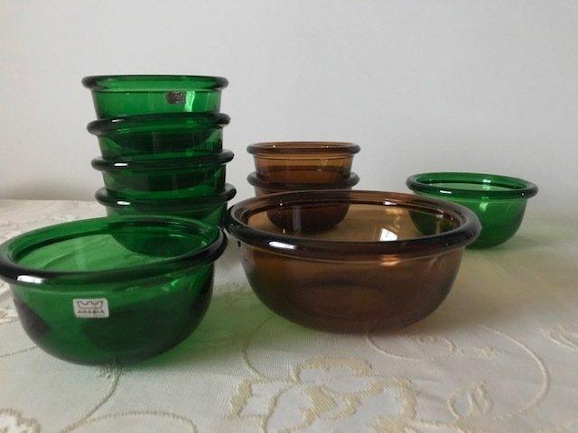 Nuutajärvi - Kaj Franck - Kom (9) - Luna - Glas, Antiquités & Art, Antiquités | Meubles | Chaises & Canapés