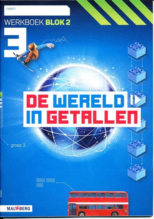 De wereld in Getallen versie 5 Werkboek blok 2 groep 3 (per, Boeken, Schoolboeken, Verzenden
